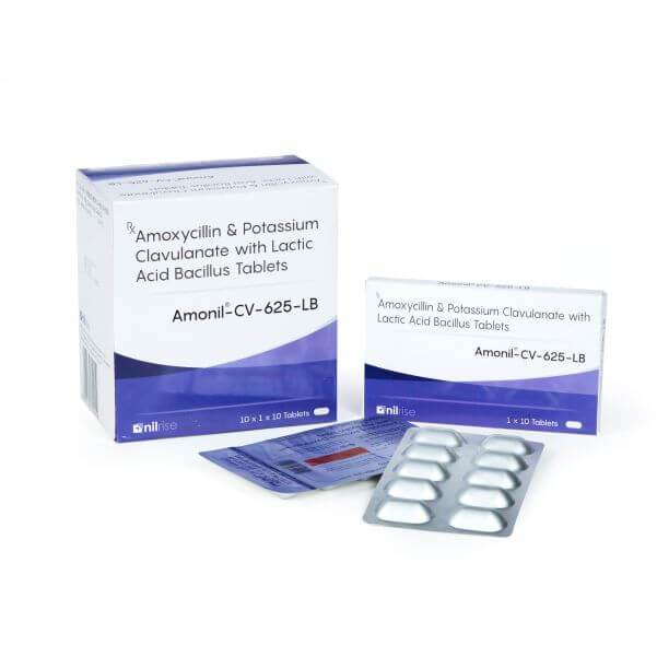 Amonil CV 625 LB Tablet